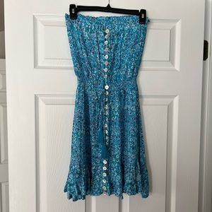 Tiare Hawaii strapless dress. One size. Worn three times